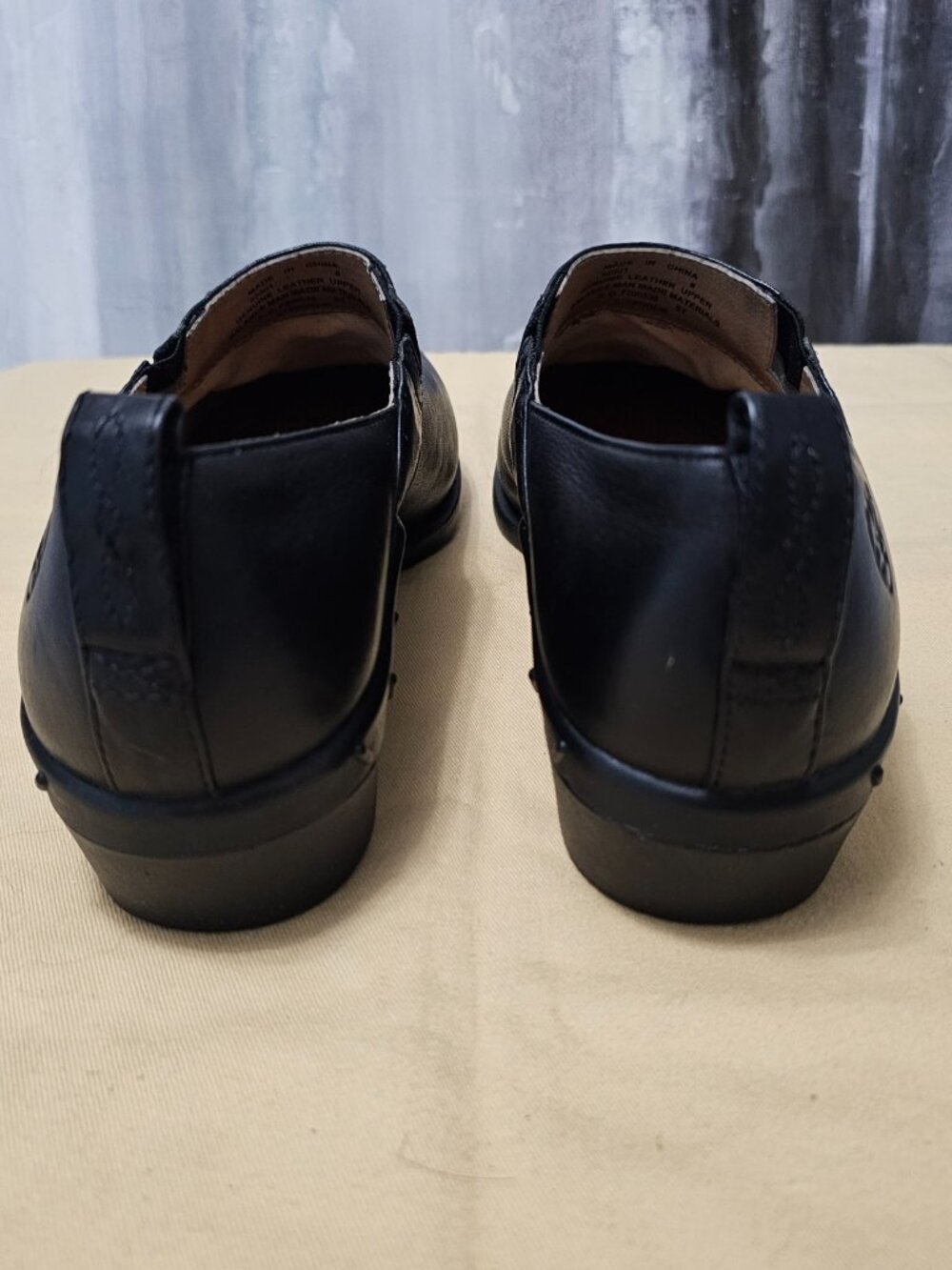 Ariat Black Leather Slip-On Clogs Mules Professional Comfort Women's Size 8 - Picture 5 of 7